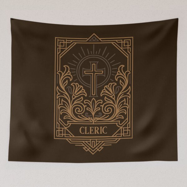 Item preview, Cleric Emblem Tabletop TTRPG Character Classes designed and sold by pixeptional.
