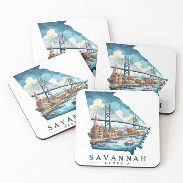 Item preview, Savannah Georgia, Talmadge Memorial Bridge Savannah Georgia designed and sold by erkinmaddison.