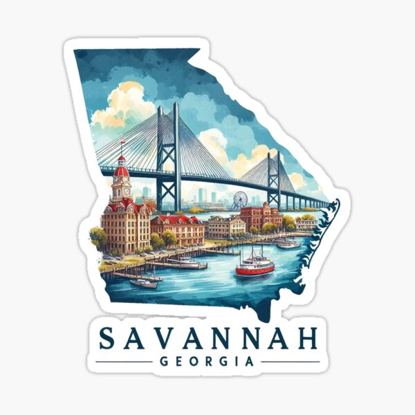Item preview, Savannah Georgia, Talmadge Memorial Bridge Savannah Georgia designed and sold by erkinmaddison.