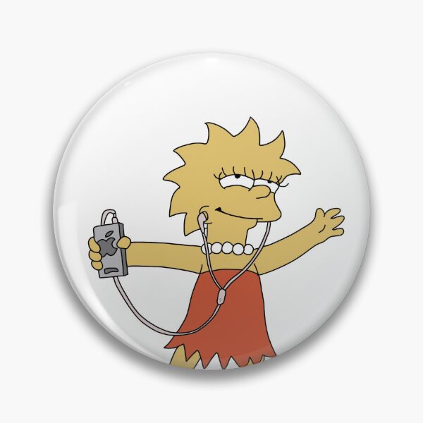 Artikelvorschau, Lisa Simpson hört Musik entworfen und verkauft von WillowTreeArt.