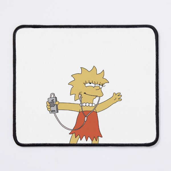 Artikelvorschau, Lisa Simpson hört Musik entworfen und verkauft von WillowTreeArt.