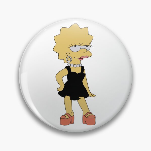 Artikelvorschau, Sexy Lisa Simpson in einem schwarzen Kleid entworfen und verkauft von WillowTreeArt.