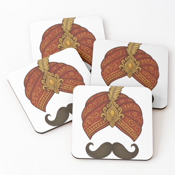 Item preview, "Regal Heritage: The Turban and Mustache of Royal India" designed and sold by Agrawal Fashion .