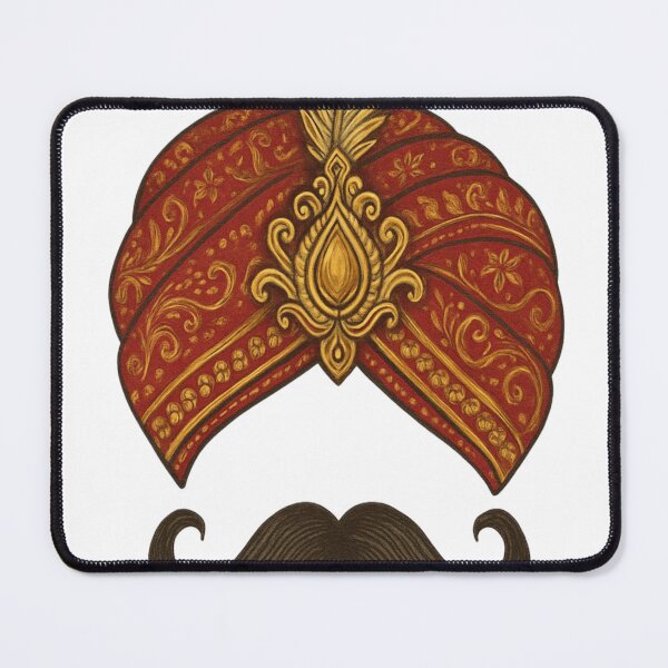 Item preview, "Regal Heritage: The Turban and Mustache of Royal India" designed and sold by Agrawal Fashion .