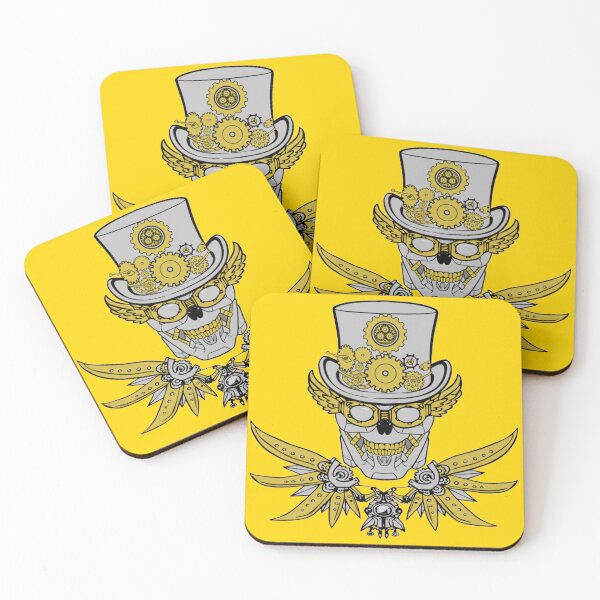Item preview, Steampunk Jolly Roger (Gold) designed and sold by MurpheusTech.