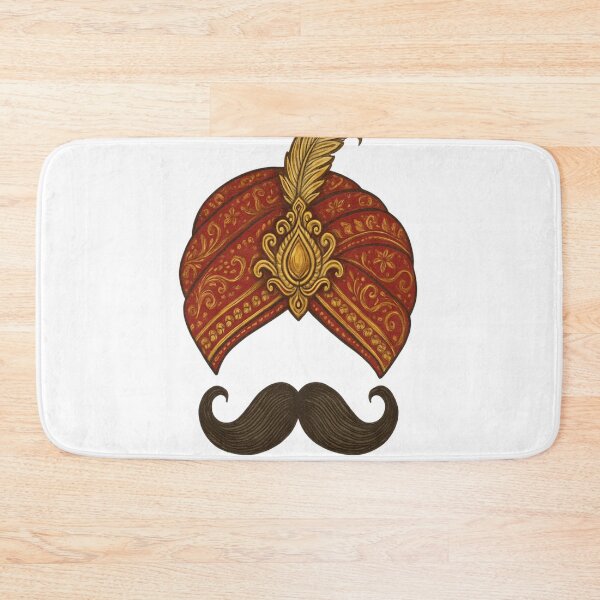 Item preview, "Regal Heritage: The Turban and Mustache of Royal India" designed and sold by Agrawal Fashion .