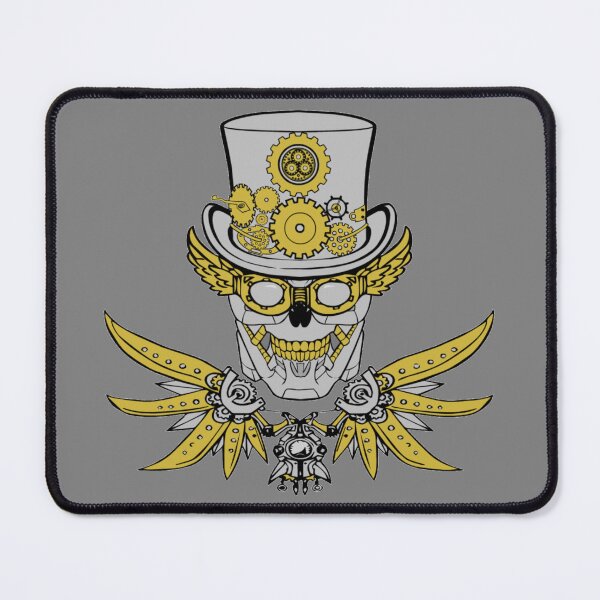 Item preview, Steampunk Jolly Roger (Grey) designed and sold by MurpheusTech.