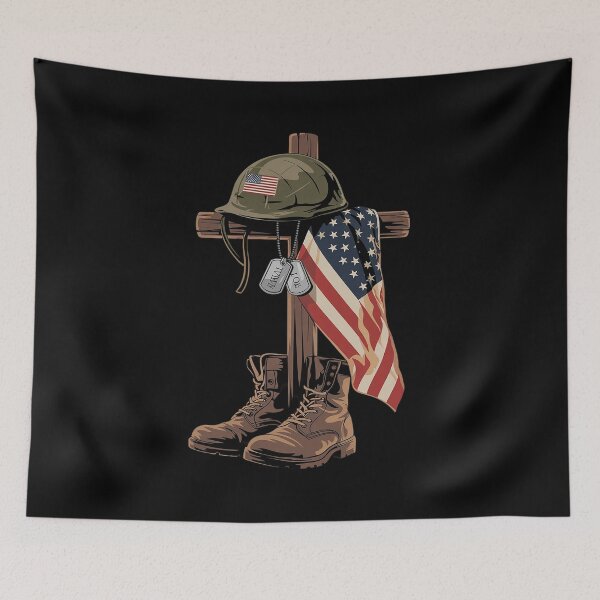 Item preview, Memorial Day USA Flag Design for Military Families designed and sold by Nekusa.