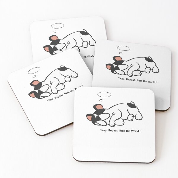Item preview, Nap- Repeat- Rule The World- Pug Lover designed and sold by ZHUGUI.