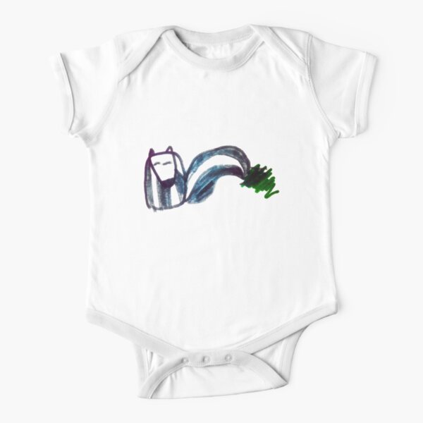 The Cutest Of Them All Skunk Short Sleeve Baby One-Piece