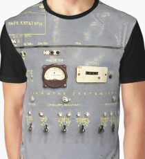 Retro control panel for trains in metro Graphic T-Shirt