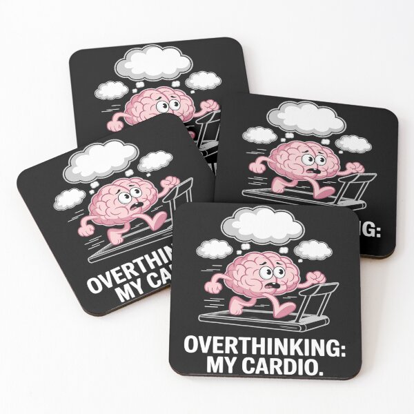 Item preview, Mental Health Humor Anxiety Inner Monologue Thought designed and sold by Nekusa.