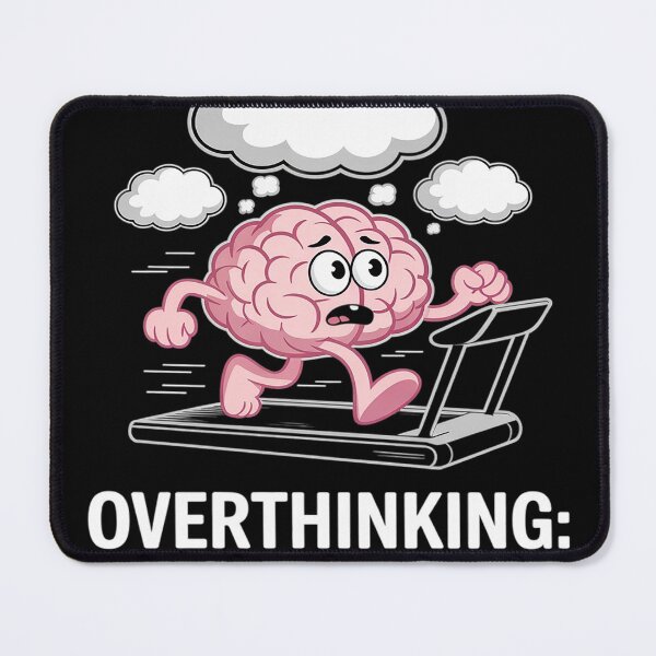 Item preview, Mental Health Humor Anxiety Inner Monologue Thought designed and sold by Nekusa.