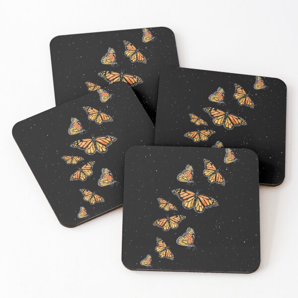 Item preview, Monarch butterflies summer night sky designed and sold by heartofanna.