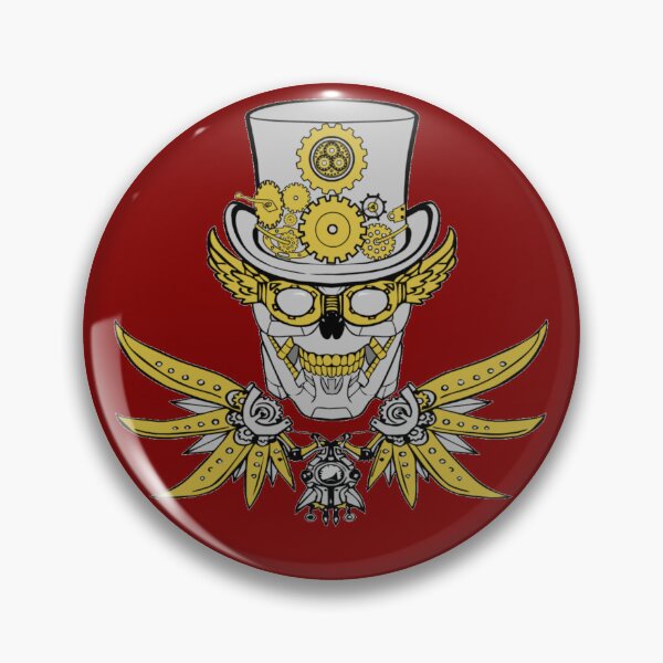 Item preview, Steampunk Jolly Roger (Maroon) designed and sold by MurpheusTech.