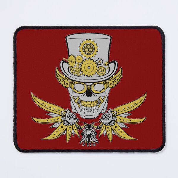 Item preview, Steampunk Jolly Roger (Maroon) designed and sold by MurpheusTech.
