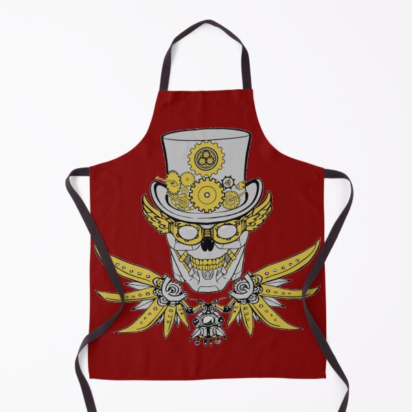 Item preview, Steampunk Jolly Roger (Maroon) designed and sold by MurpheusTech.