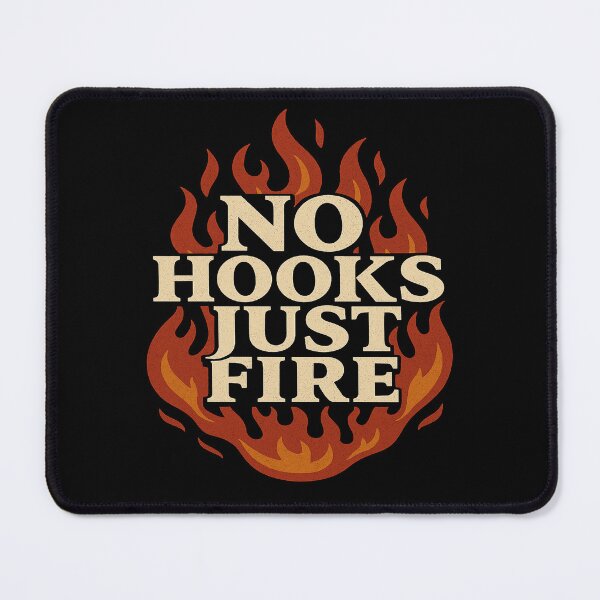Item preview, No Hooks Just Fire – Rap Battle Streetwear Design designed and sold by Impressive Roy .