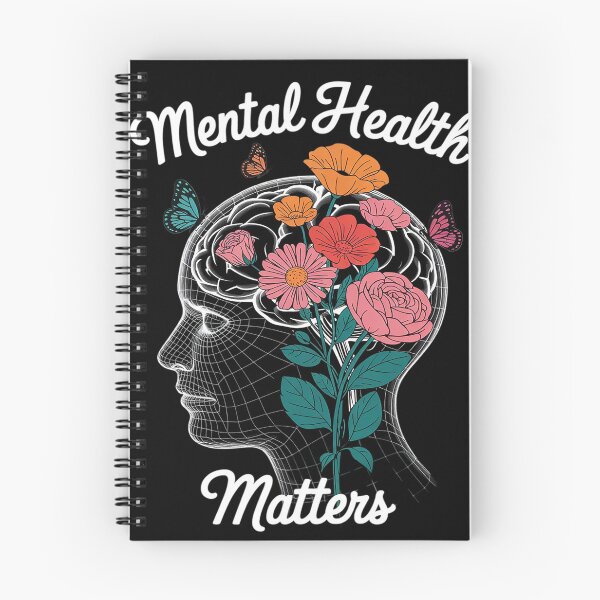 Item preview, Mental Health Matters Floral Brain Tal Health Awareness designed and sold by Nekusa.
