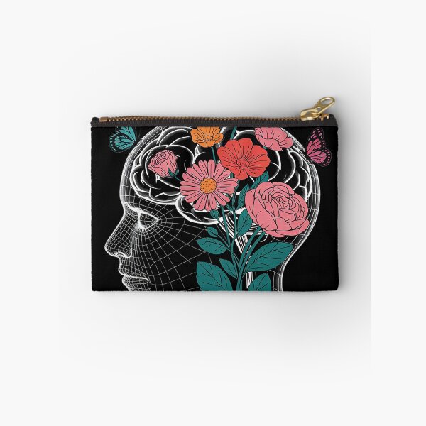 Item preview, Mental Health Matters Floral Brain Tal Health Awareness designed and sold by Nekusa.