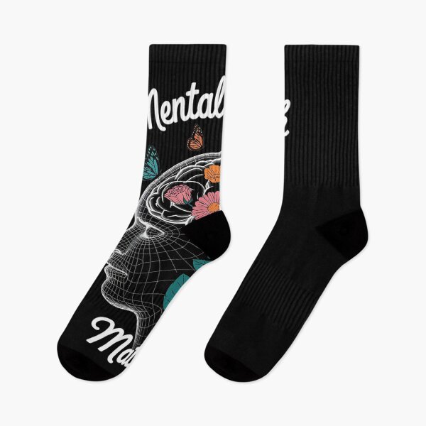 Item preview, Mental Health Matters Floral Brain Tal Health Awareness designed and sold by Nekusa.