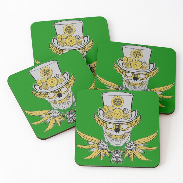 Item preview, Steampunk Jolly Roger (Green) designed and sold by MurpheusTech.