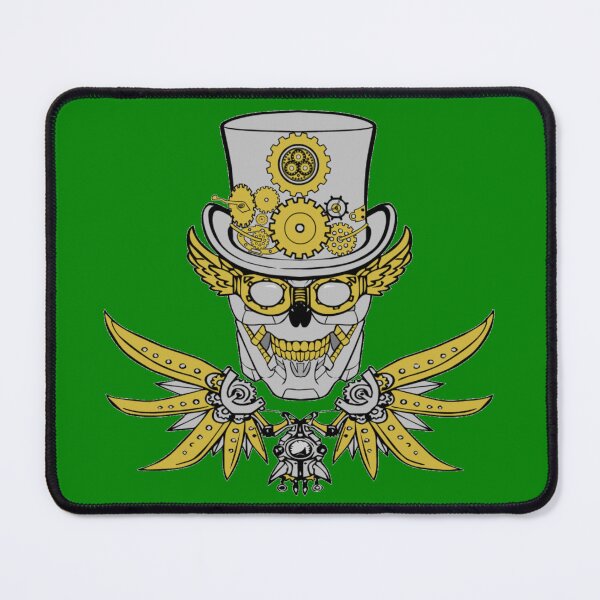 Item preview, Steampunk Jolly Roger (Green) designed and sold by MurpheusTech.