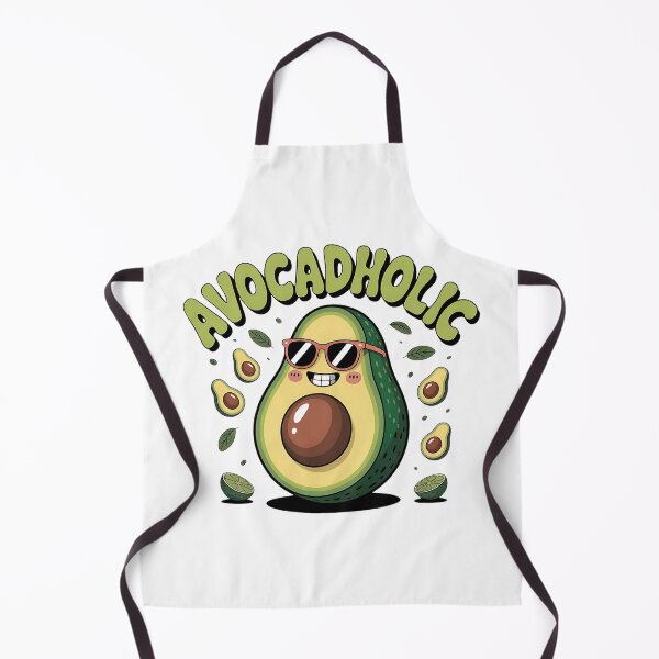 Item preview, Funny Avocado Lover Design – Cute Avocadolic Cartoon with Sunglasses designed and sold by Romeo Fashion.