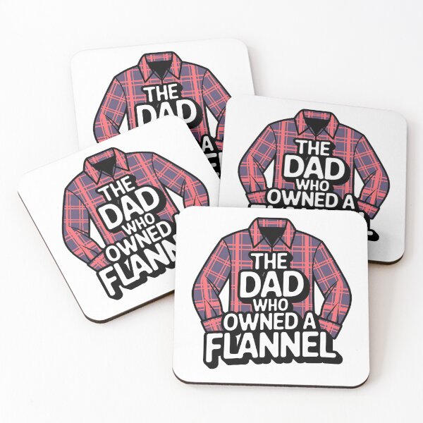 Item preview, The Dad Who Owned a Flannel – Funny Father's Day Shirt designed and sold by CuteDesignables.
