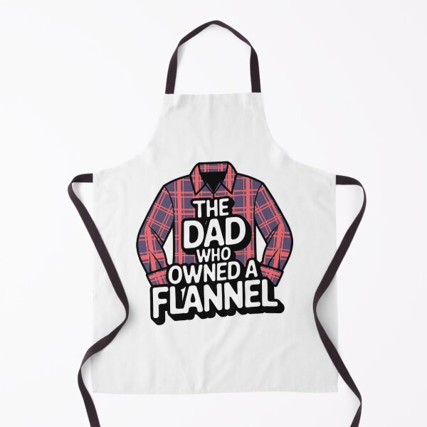 Item preview, The Dad Who Owned a Flannel – Funny Father's Day Shirt designed and sold by CuteDesignables.