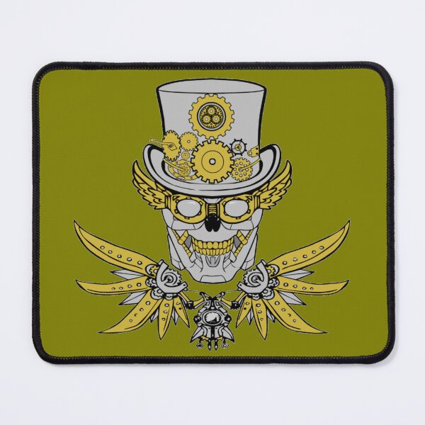 Item preview, Steampunk Jolly Roger (Olive) designed and sold by MurpheusTech.