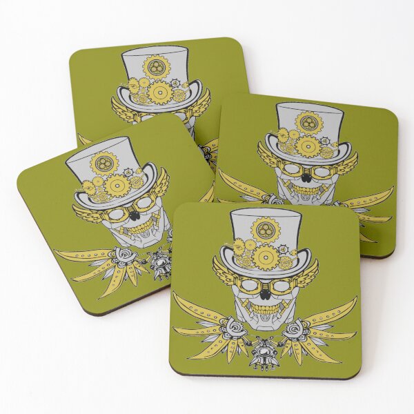 Item preview, Steampunk Jolly Roger (Olive) designed and sold by MurpheusTech.