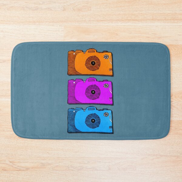 Item preview, Color Pop Vintage Cameras Illustration designed and sold by IlustraConcreto.