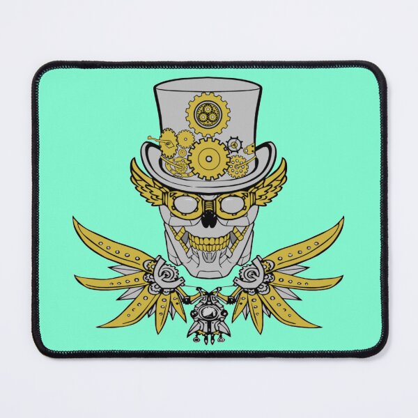 Item preview, Steampunk Jolly Roger (Aquamarine) designed and sold by MurpheusTech.