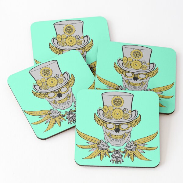 Item preview, Steampunk Jolly Roger (Aquamarine) designed and sold by MurpheusTech.