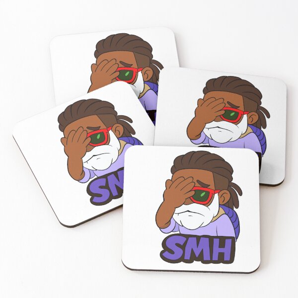 Item preview, YaBoyRoshi Mario Party Style "SMH" Sticker designed and sold by Fresh Oshi Pressed.