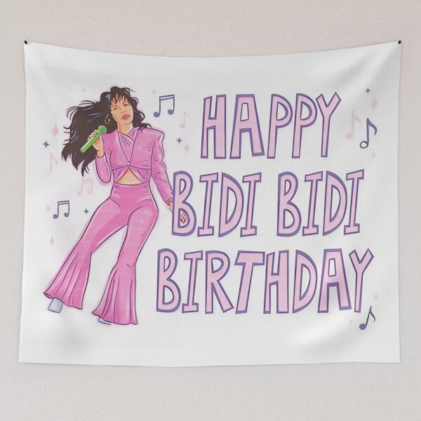 Item preview, Happy bidi didi birthday card designed and sold by YChangShop.