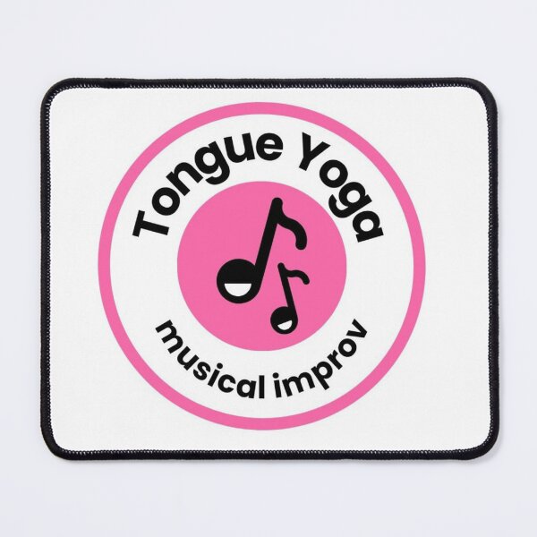 Item preview, Tongue Yoga Musical Improv (White Square) designed and sold by LetThemHaveCake.