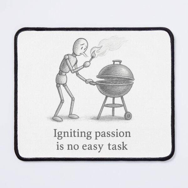 Item preview, Mr. Stickman – Igniting Passion Is No Easy Task designed and sold by Asbiell.