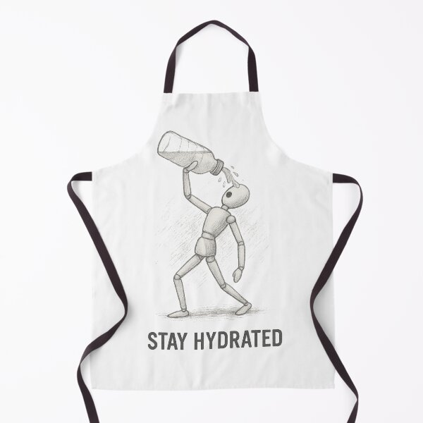 Item preview, Mr. Stickman – Stay Hydrated Reminder Sketch designed and sold by Asbiell.
