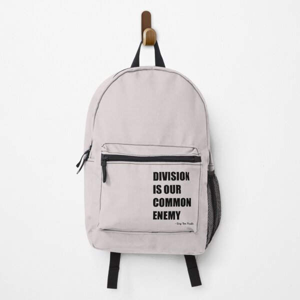 Item preview, Division Is Our Common Enemy – Unity, Equality, Anti-Hate, Plain Text Design designed and sold by BigTeeTruth.