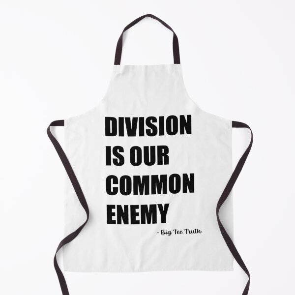 Item preview, Division Is Our Common Enemy – Unity, Equality, Anti-Hate, Plain Text Design designed and sold by BigTeeTruth.
