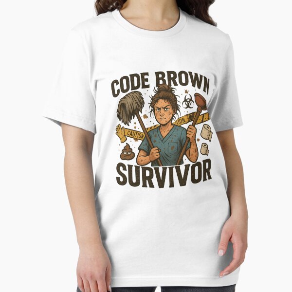 Item preview, Code Brown Survivor Healthcare Humor designed and sold by MonetObsidian.