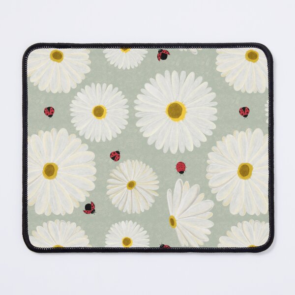 Item preview, Daisies and ladybugs. designed and sold by PrajaktaPathak.