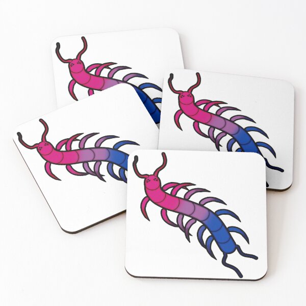 Item preview, Pegatina del Orgullo Bisexual Bisexual Ciempiés Gay designed and sold by InaccurateDinosaur.