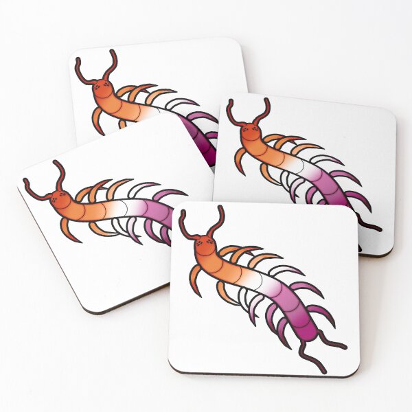 Item preview, Lesbian WLW Pride Sticker Gay Centipede designed and sold by InaccurateDinosaur.