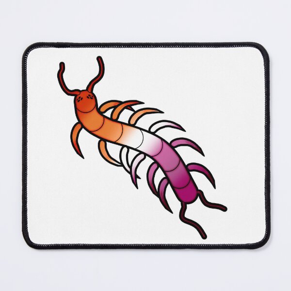 Item preview, Lesbian WLW Pride Sticker Gay Centipede designed and sold by InaccurateDinosaur.