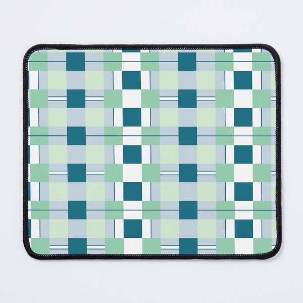 Item preview, Green Check Pattern designed and sold by Studio of Shapes and Spectrum.