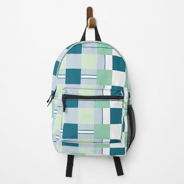 Item preview, Green Check Pattern designed and sold by Studio of Shapes and Spectrum.
