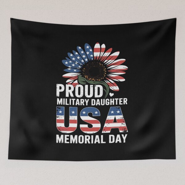 Item preview, Military Daughter Freedom Memorial Day 4 designed and sold by Nekusa.